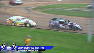 UMP Modified Heat Races  Ohio Valley Speedway 61022 [upl. by Suivatnom]