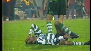 18J  Salgueiros  0 x Sporting  1 de 19931994 [upl. by Ahsinuq]