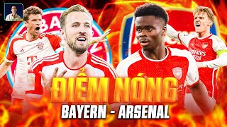 ĐIỂM NÓNG BAYERN  ARSENAL HARRY KANE MULLER ĐỌ SÚNG ODEGAARD SAKA CĂNG THẲNG TẠI TUYẾN GIỮA [upl. by Alded]