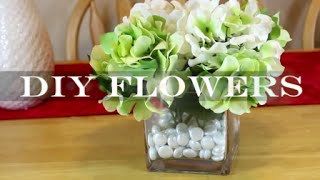 DIY Flower Arrangements Artificial [upl. by Nestor]