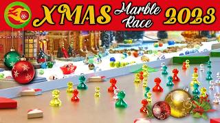 Christmas Marble Race 2023 ❄️ with Marble League teams 🎅 [upl. by Ydnes220]