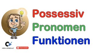 Possessivpronomen Definition Funktion und Bildung [upl. by Auoh925]