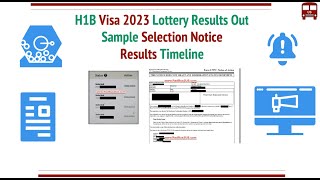 H1B Visa 2023 Lottery Results are out Sample Selection Notice FAQs Timeline [upl. by Arac]