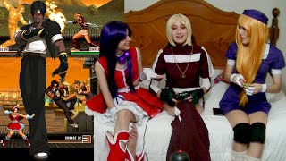 Cosplay Retas  High School Girls Team vs Kusanagi  KOF 2003 [upl. by Ahtiekahs]