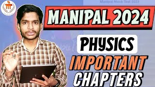 Manipal Exam Physics Questions 2024  MET Exam 2024  5 Important Chapter metexam2024 [upl. by Kermit]