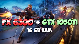 amd fx 6300 gtx 1050 ti fortnite  1080 p  best settings  performance mode  season 1 chapter 5 [upl. by Odla544]