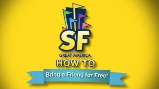 How to Bring a Friend Free at Six Flags Great America [upl. by Babara869]