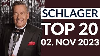 Schlager Charts Top 20  02 November 2023 [upl. by Ellehcram]