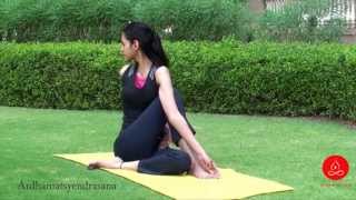 Ardha Matsyendrasana Half spinal twist [upl. by Murry662]