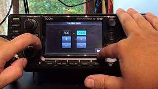 Icom IC7300 Menu Overview Video Manual [upl. by Irakuy]