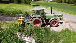 Silvesterspecial 2022 Silage einfahren mit Fendt 309C mit Pöttinger Ladewagen und Fendt 312 [upl. by Rima]