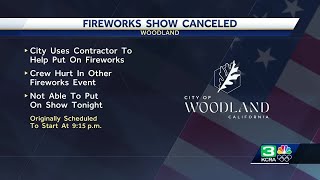 Woodlands Fourth of July fireworks show canceled due to injuries [upl. by Ahsla]