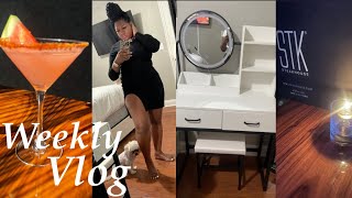 VLOG DID I GET SCAMMED  IM IN MY DIY ERA  NEW MAKEUP VANITY  STK STEAKHOUSE DC [upl. by Lucian]