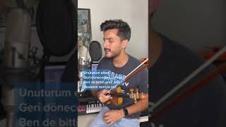 Unuturum Elbet With Lyrics  Violin Cover by Andre Soueid [upl. by Kcirddec]