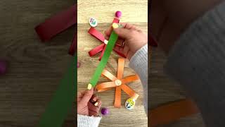 Create This Spring Flower Paper Chain 🌻🌷shorts papercraft [upl. by Yanad]