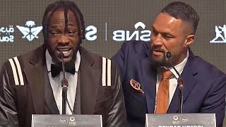 Deontay Wilder vs Joseph Parker • Full Press Conference amp Face Off Video [upl. by Anegue804]