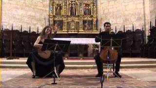 CELLO AND GUITAR ZENAMON quot Dolorosoquot Antonio Martín  Marisa Gómez [upl. by Anerol]