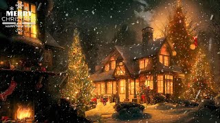 Peaceful Instrumental Christmas Music  Relaxing Christmas music quotSnowy Christmas Nightquot [upl. by Nanaj]