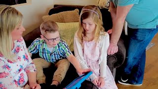 Apraxia Patient Uses AAC Device to Talk [upl. by Aihtibat814]