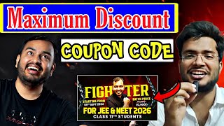 PW Latest Coupon Code for Fighter Batch pwcouponcode pw fighterbatch [upl. by Ettereve]