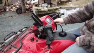 2009 500 Honda Foreman Rubicon Reveiw [upl. by Assirrac]