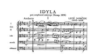 Idyll for Strings  Leoš Janáček SCORE [upl. by Burrton]