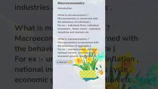 general introduction of microeconomics and macroeconomics [upl. by Cristie]