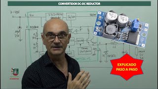 Como reducir voltaje fuente DC Funcionamiento Convertidor DCDC Buck Reductor Clase 126 [upl. by Aital]