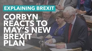 Corbyn Reacts to Mays Brexit Plan B [upl. by Gwyn]