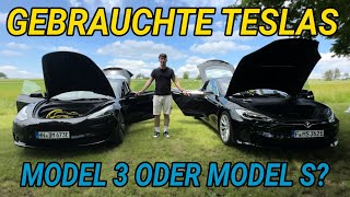 Gebrauchte Tesla Tesla Model 3 vs Tesla Model S [upl. by Aiker]