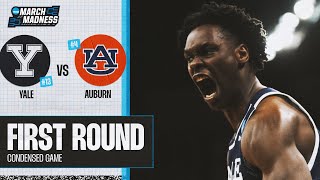 Yale vs Auburn  First Round NCAA tournament extended highlights [upl. by Haff370]