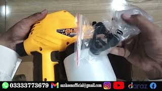 Tolsen Solenoid Spray Gun 800ml 110W 79577 [upl. by Adal]