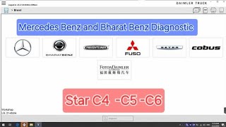 Mercedes Benz and Bharat Benz Software Xentry StarC4 [upl. by Cartie]