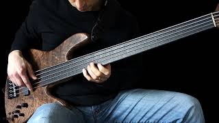 Fretless Bass Solo  At The Helm [upl. by Eigroeg354]