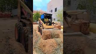 two bobcat mixing concrete short faisalsami [upl. by Kaitlin]