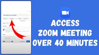 How to Access Zoom Meeting Over 40 Minutes 2024  Zoom Tutorial [upl. by Epul]