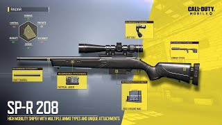 Using Marksman SPR 208 for first time  Call of Duty Mobile [upl. by Anitteb]