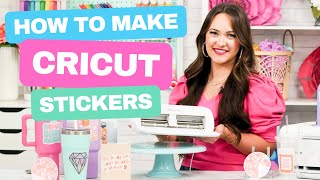 Make Adorable Stickers with Cricut Joy Xtra✨ [upl. by Lennod]