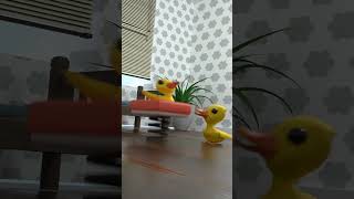 Trampoline Fail 🤣shorts memes babyduck [upl. by Nyleda]