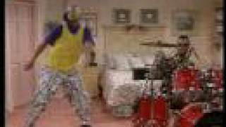 Fresh Prince of Bel Air Jazzy Jeff on Drums amp Dance [upl. by Nivlag]