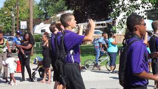 Menchville High School Band Denbigh Day Parade 91617 8308 [upl. by Davin]