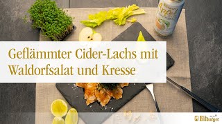 Bitburger kocht mit Ole Plogstedt  Geflämmter CiderLachs [upl. by Neetsyrk]