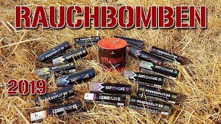 RauchbombenTest  Powersplit Battlesmoke Hypersmoke  Pyroland [upl. by Ettesel]