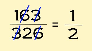 The Wrong Way To Reduce Fractions But It Works Sometimes [upl. by Itsrik]