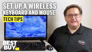 Pairing a Lenovo Wireless Keyboard and Mouse [upl. by Ahseuqram]