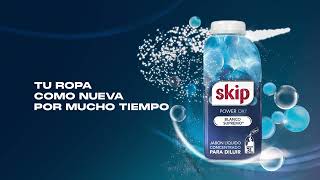 Protegé tu ropa blanca con Skip Power Oxi [upl. by Werdnael]