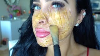 DIY BANANA FACE MASK MIRACLE  CLEARS SKIN WRINKLES SPOTLESS FIRM SKIN 😱 NATURALLY 100 WORKS [upl. by Stodder]