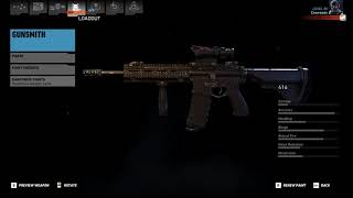 Ghost Recon Wildlands HK416 rifle showcase all customize options [upl. by Toffey]