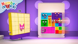 Numberblocks  Learn Making Patterns and Shapes  Full episodes  Learn to Count [upl. by Eveneg]