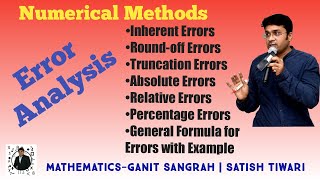 Error Analysis  Numerical Methods Inherent Round off Truncation Absolute Relative and  errors [upl. by Ahseined]